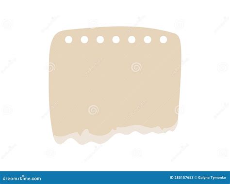 Paper Scrap Ripped Page Piece Torn Note Paper Page Vector