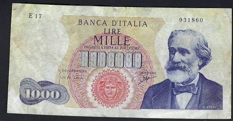 Italie Italia Italien Lire Giuseppe Verdi B Ma Shops