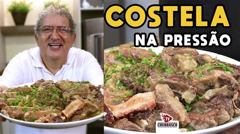 Como Fazer Costela na Pressão TV Churrasco