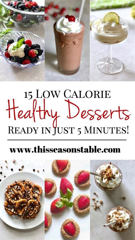 15 Healthy Desserts - Low Calorie and Done in 5 Minutes! | Healthy desserts for kids, Easy ...