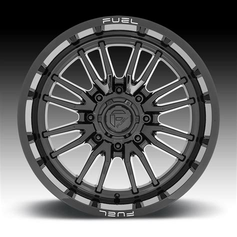 Fuel Clash D760 Gloss Black Custom Truck Wheels Rims D760 Clash