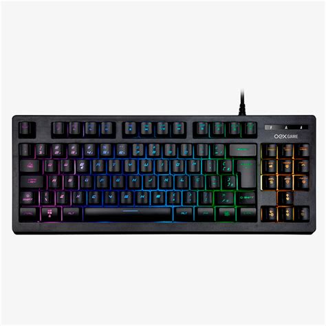 Teclado Gamer Multimídia Oex Cobby Tc206 Usb Led Rgb Abnt 2 Leroy Merlin