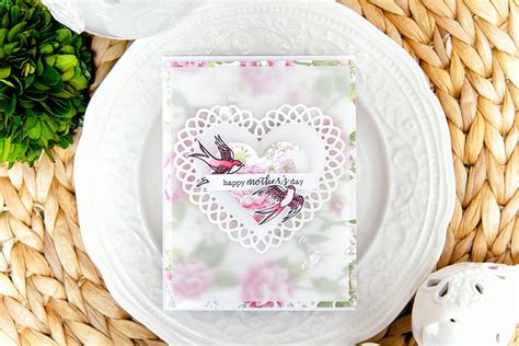 Spellbinders Simple Layered Mothers Day Card Yana Smakula