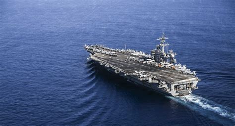 Us Aircraft Carrier Uss Abraham Lincoln Cvn Caught Fire Fire