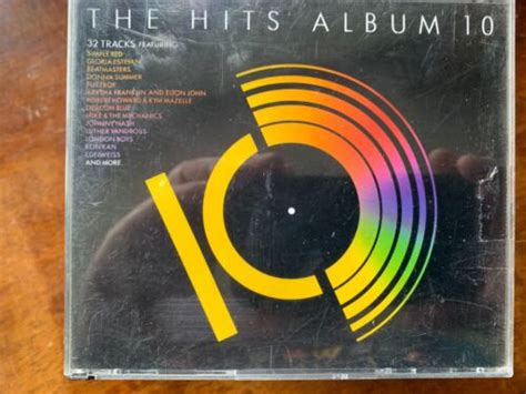 The Hits Album 10 CD 1989 1980s Rock Pop Compilation Album Eighties 2