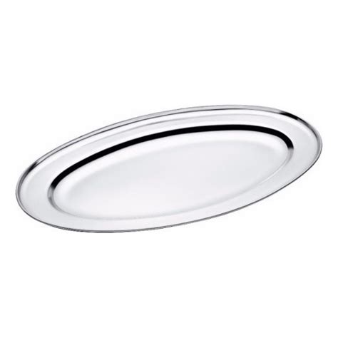 10 Travessas Rasa Bandeja Inox 24cm Porção Comida Salada Shopee Brasil