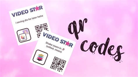 Video Star Qr Codes Shakes Transitions And Coloring Codes Youtube