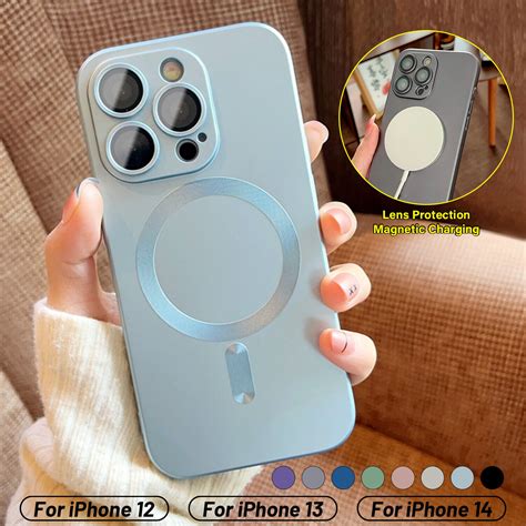 Mag Safe Magnetic Tpu Case For Iphone Pro Max Camera Lens