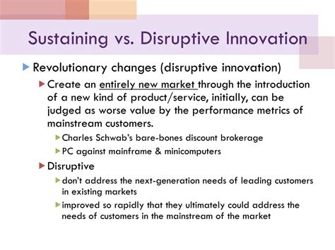 Ppt Meeting The Challenge Of Disruptive Change Powerpoint