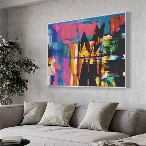 Quadro Decorativo Abstrato Intense Em Tela Canvas Parcelado S Juros