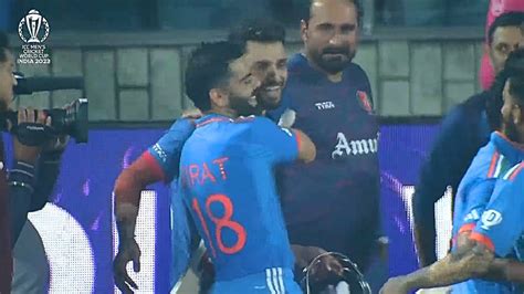 Virat Kohli Heartwarming Getsure As He Goes Again To Meet Naveen Ul Haq