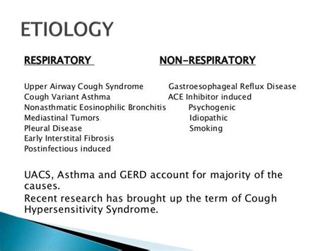 Dry cough – presentation, causes and management