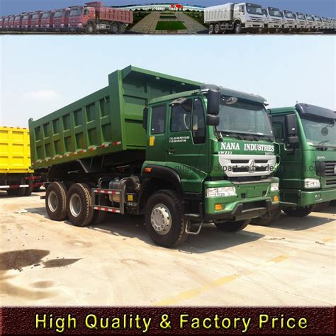 Wheels Ton Sinotruk Howo Golden Prince X Dump Tipper Truck