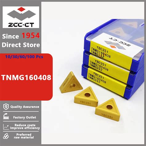 Zccct Original Tnmg Tnmg Finishing Medium Roughing Turning