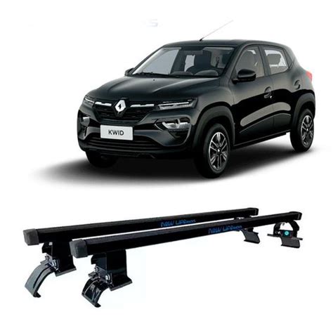 Rack Teto Bagageiro Renault Kwid New Life Aço Long Life Racks Rack