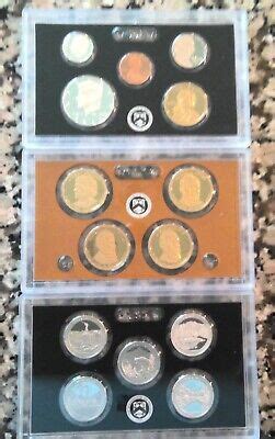 S Us Mint Silver Proof Set Includes Coins W Box Coa Ebay