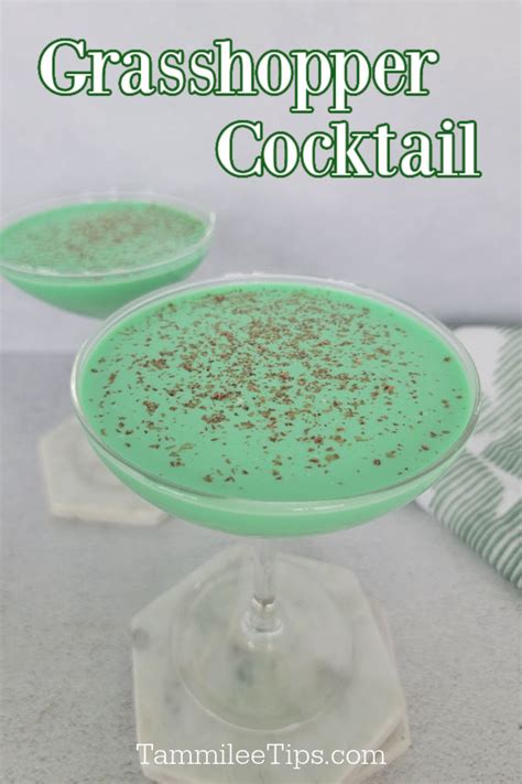 How To Make A Classic Grasshopper Drink With Creme De Menthe And Creme De Cacao This Easy