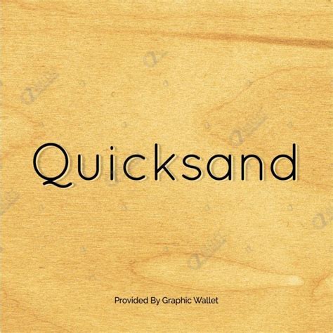 Quicksand Font