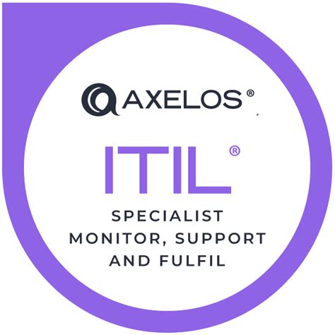 Itil® 4 Specialist Monitor Support And Fulfil Credly