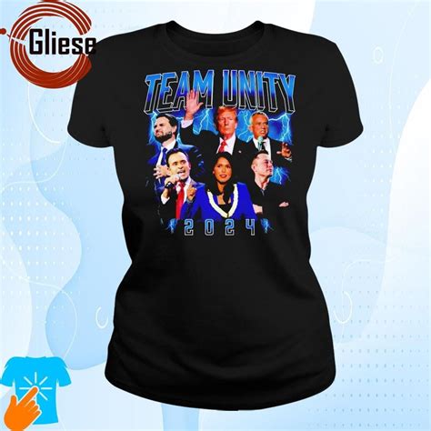 Trump Jd Vance Kennedy Tulsi Gabbard Elon Musk Team Unity Shirt