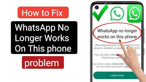 Fix Whatsapp No Longer Works On This Phone Problem Whatsapp New