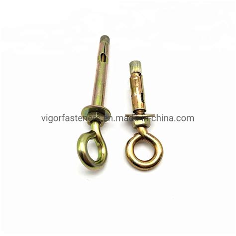 Yellow Zinc Plated Concrete Sleeve Anchors Expansion Bolts Sleeve