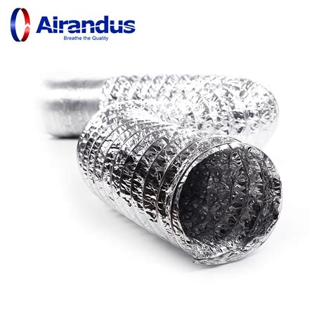 Aluminum Flexible Duct For Hvac Ventilation Airandus