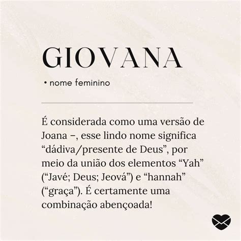 Origem Do Nome Giovanna - Significado do nome Giovana: origem, frases e mais