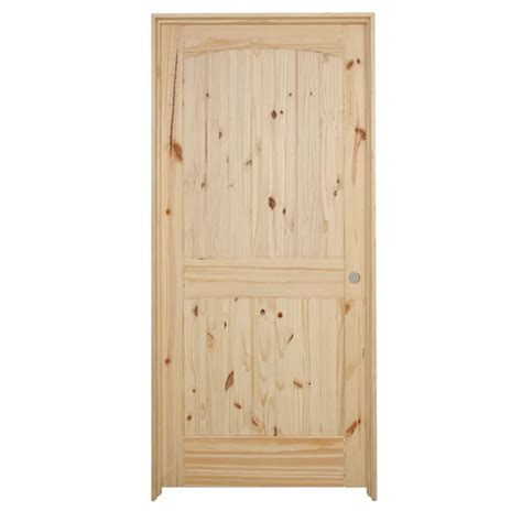 In X In Cheyenne Knotty Pine Solid Core Prehung Interior Door