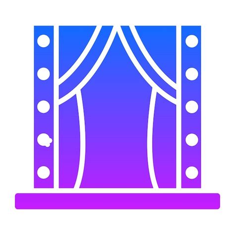 Premium Vector Stage Icon