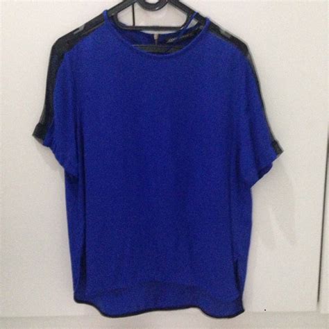 Zara Blouse Original Fesyen Wanita Pakaian Wanita Di Carousell