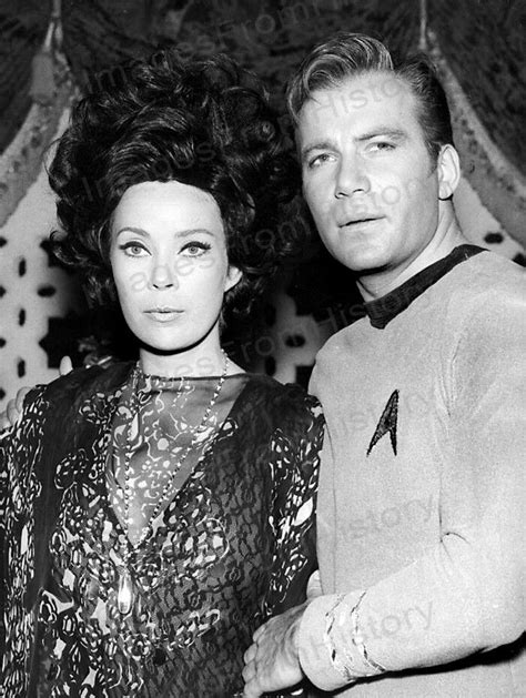 8x10 Print William Shatner Antoinette Bower Star Trek 1967 Nbc Wsab Ebay