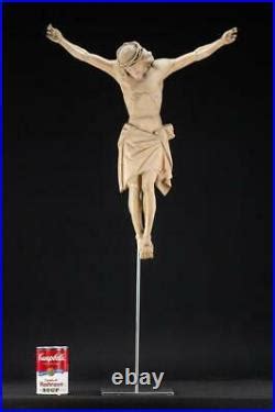 Corpus Christi Sculpture Jesus Christ Wooden Statue Vintage Wood Carving