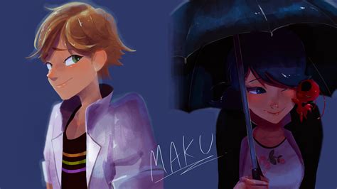 Adrien and Marinette - Miraculous Ladybug Fan Art (44753092) - Fanpop