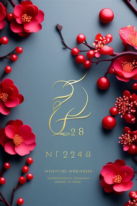 Chinese New Year Invitation Card By Lun Double Playground