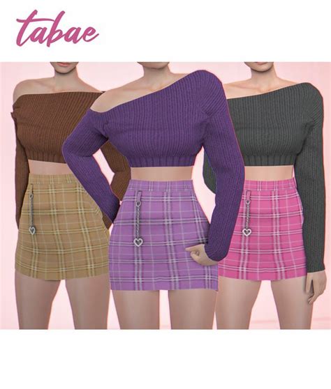 Tabae Clothes Tabae Clothes For Women Sims Collections Sims