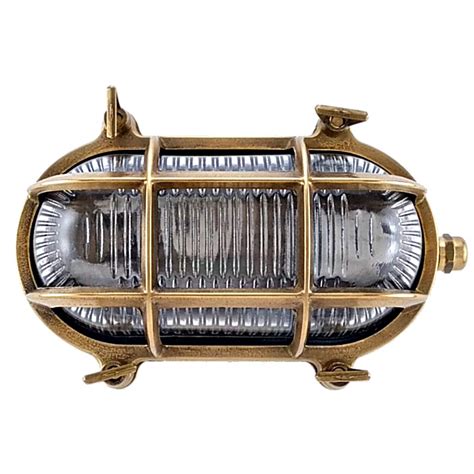 Bulkhead lights. Made of brass. Strong resistance to weather conditions