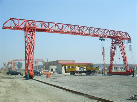 10t Marble Steel Factory Single Beam Gantry Crane China 10t Outdoor