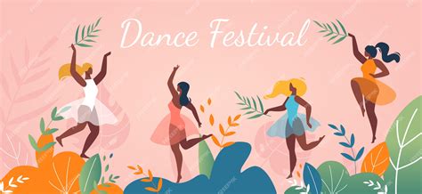 Premium Vector Music Dance Festival Abstract Poster Event Design