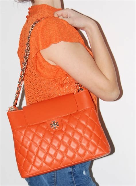 Sac Orange Cuir V Ritable Arz Lia