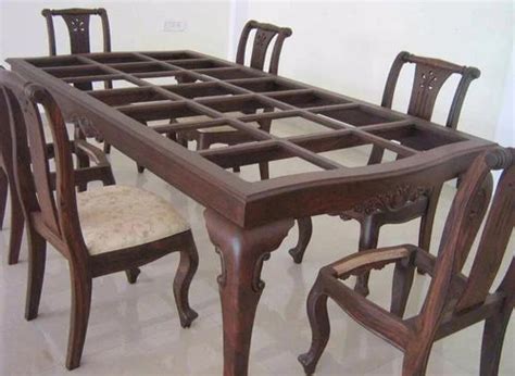 Wooden Carved Dining Table Set At Rs Set Pallarimangalam