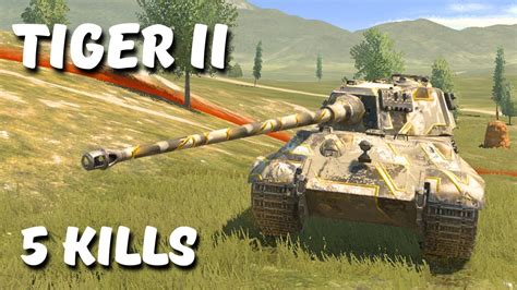 Tiger Ii Kills K Damage Wot Blitz Replay Youtube