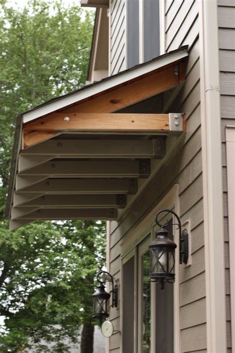 How To Build A Wood Awning Over Patio Door