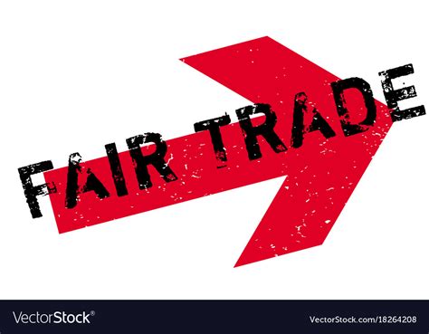 Fair Trade Rubber Stamp Royalty Free Vector Image