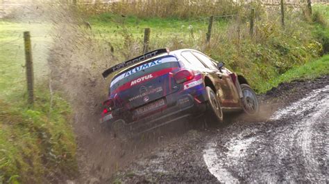 Rally Uren Van Kortrijk Crash Slippery Corner Best Action