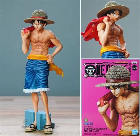 One Piece Luffy Th Anniversary Magazine Cover Modeling Naked Luffy