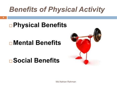 Benefits Of Physical Activity Ppt