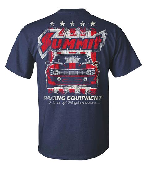 Summit Racing 30423 Xl Summit Racing™ Crackled Camaro T Shirt Summit