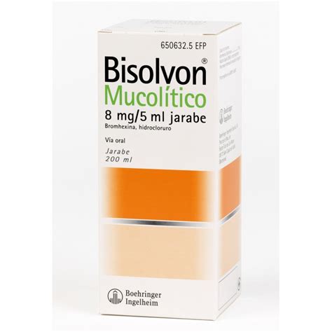 Bisolvon MucolÍtico 1 6 Mg Ml Jarabe 200 Ml