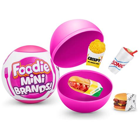 5 Surprise Foodie Mini Brands Capsule Real Miniature Brands Assortment ...